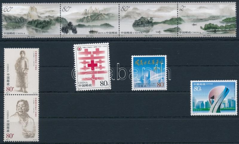 3 stamps + 1 block of 4 + 1 pair, 3 klf érték + 1 négyescsík + 1 pár