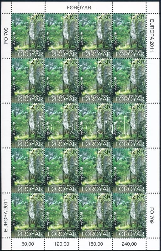 Europa CEPT Forest mini sheet set, Europa CEPT Erdők kisívsor