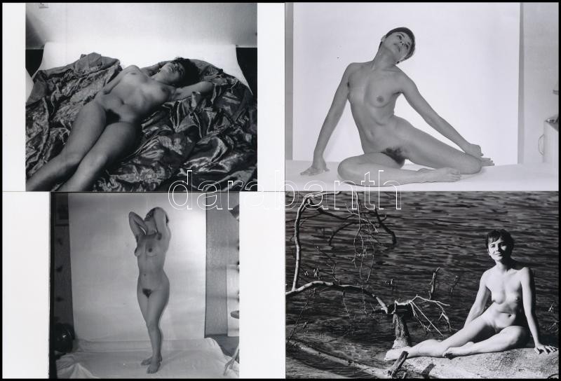 cca 1979 Mindenkinek van egy álma, 44 db vintage negatívról készült mai nagyítás, 15x10 cm / 44 erotic photo, 15x10 cm