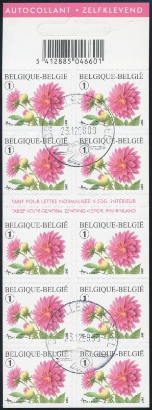 Virág öntapadós bélyegfüzet, Flower self-adhesive stamp booklet