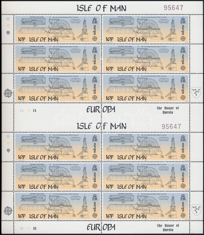 Europa CEPT kisívsor, Europa CEPT mini sheet set