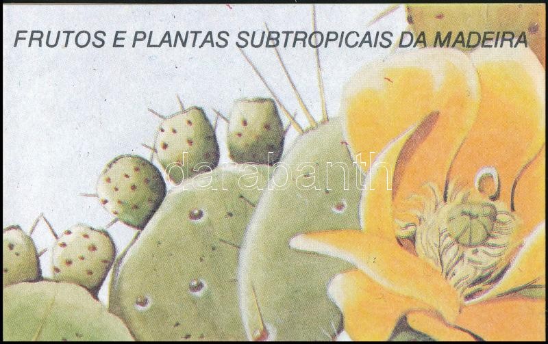 Subtropical Fruits stamp booklet, Szubtrópusi gyümölcsök bélyegfüzet