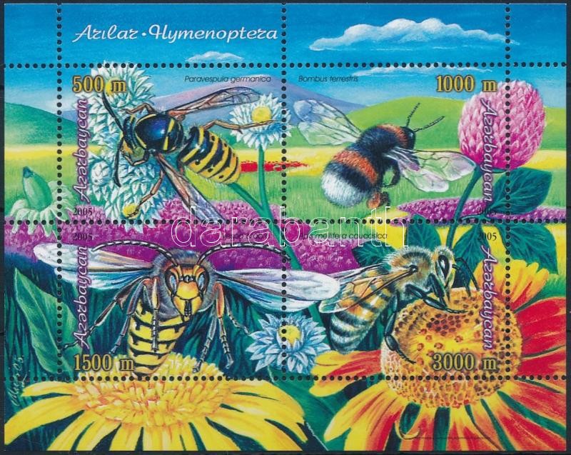 Méhek és darazsak blokk, Bees and wasps block
