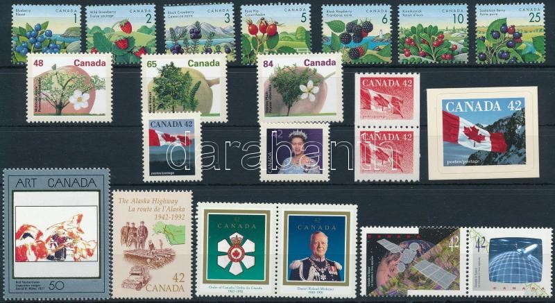 1991-1992 19 klf bélyeg, 1991-1992 19 stamps