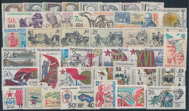 36 stamps, 36 klf bélyeg, csaknem a teljes évfolyam kiadásai