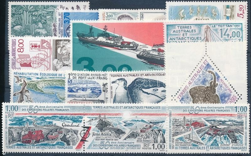1996-1998 11 stamps + 1 stripe of 3, 1996-1998 11 klf önálló érték + 1 hármascsík