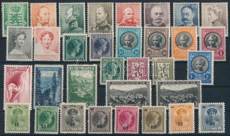 19231939 33 stamps, 1923-1939 33 db bélyeg