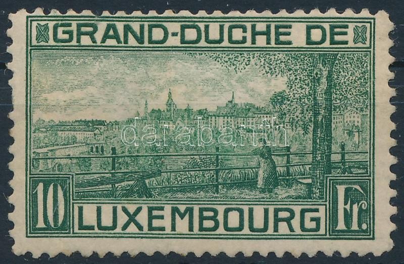 Erzsébet hercegnő: Látkép blokkból kitépett bélyeg (gumihiba, betapadás), Princess Elizabeth: Panorama stamp from block (gum disturbance)