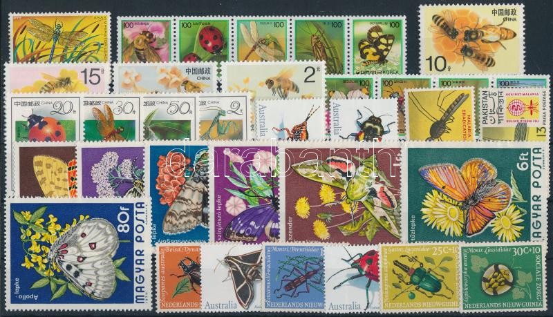 Rovar motívum 35 klf bélyeg, Insects 35 stamps