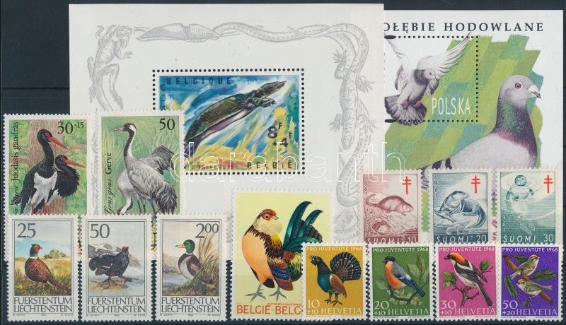 1956-1994 Animals 5 sets + 2 blocks + 1 stamp, 1956-1994 Állat motívum 5 klf sor + 2 blokk + 1 db önálló érték