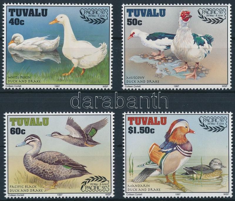 International stamp exhibition, birds set, Nemzetközi bélyegkiállítás, madarak sor