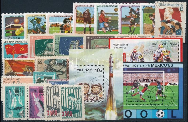 1960-1985 5 sets + 3 blocks + 1 pair + 4 stamps, 1960-1985 5 klf sor + 3 klf blokk + 1 pár + 4 klf önálló érték