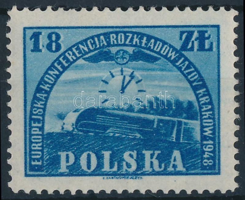European Rail Conference, Krakow stamp, Európai vasúti konferencia, Krakkó bélyeg