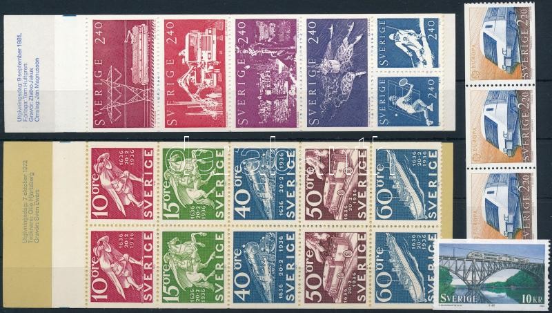 1972-2006 2 stamp-booklets + 4 stamps, 1972-2006 2 bélyegfüzet + 4 db önálló érték