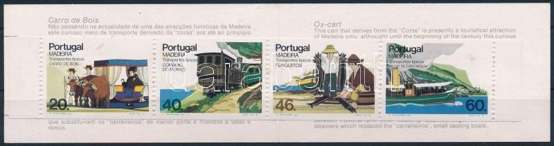 Transport stamp-booklet, Közlekedés bélyegfüzet