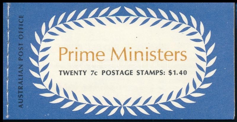 Presidents stampbooklet, Miniszterelnökök bélyegfüzet