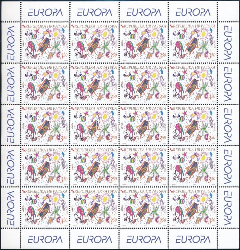 Europa CEPT: Leisure mini sheet set, Europa CEPT: Szabadidő kisívsor
