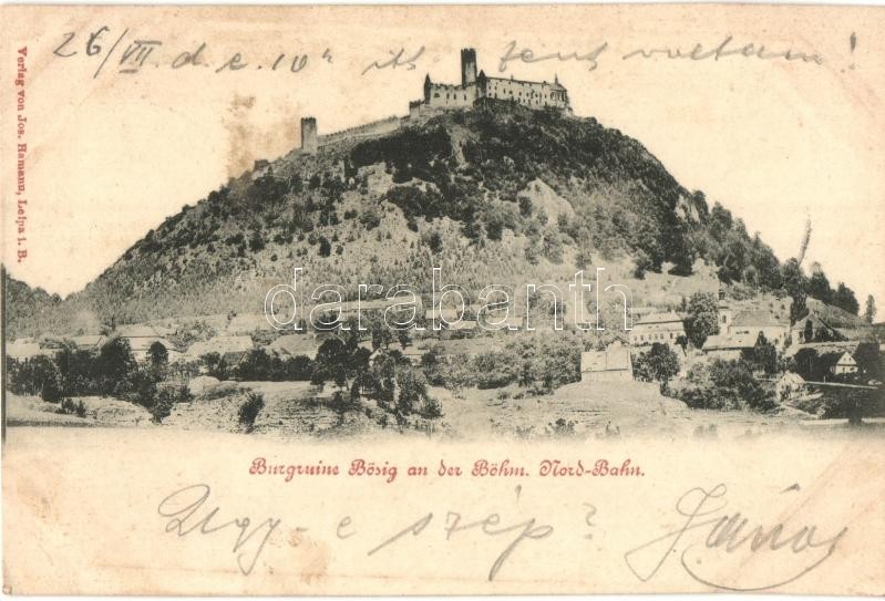 Velky Bezdez, Burgruine Bösig; castle ruins