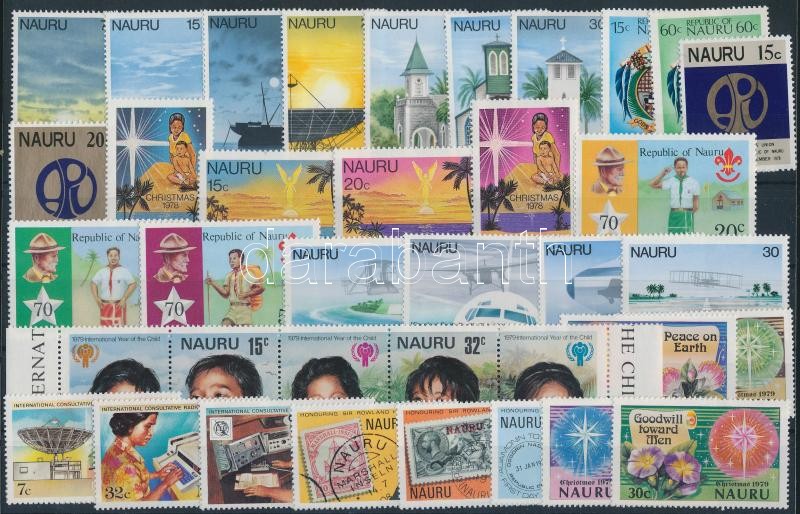 1977-1979 37 klf bélyeg, csaknem a teljes három évfolyam kiadásai, 1977-1979 37 stamps, almost three full year editions