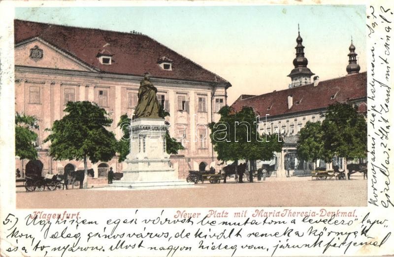 Klagenfurt, Neuer Platz, Maria Theresia Denkmal