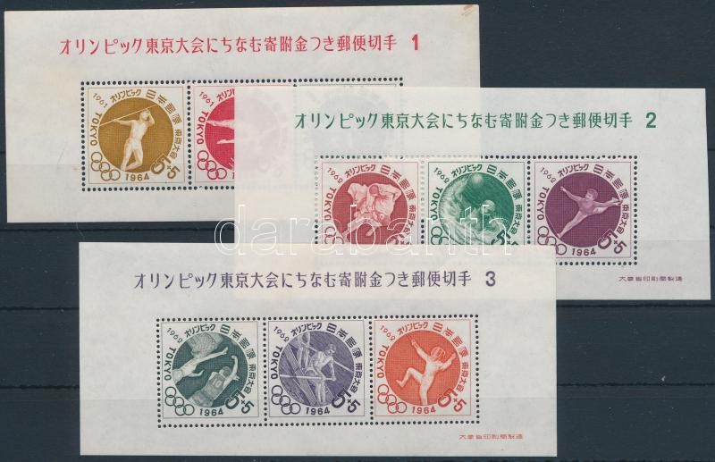 1961-1962 Olympics 3 block, 1961-1962 Olimpia 3 db blokk