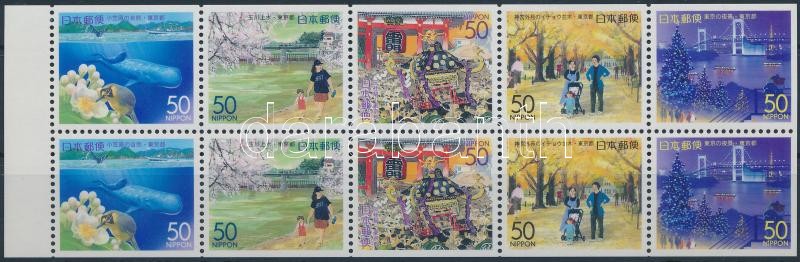Prefektúra; Tokió bélyegfüzetlap, Prefecture; Tokyo stamp booklet sheet