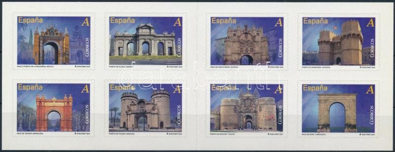 Monuments (I.) self-adhesive stamp-booklet, Műemlékek (I.) öntapadós bélyegfüzet