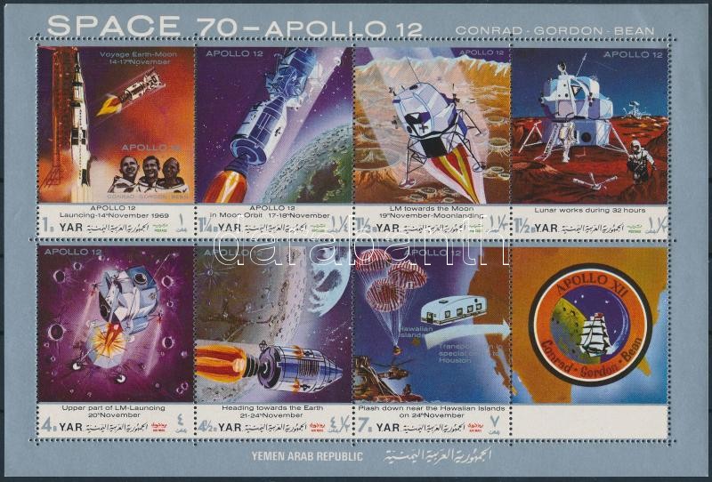 Apollo Program mini sheet, Apolló program kisív