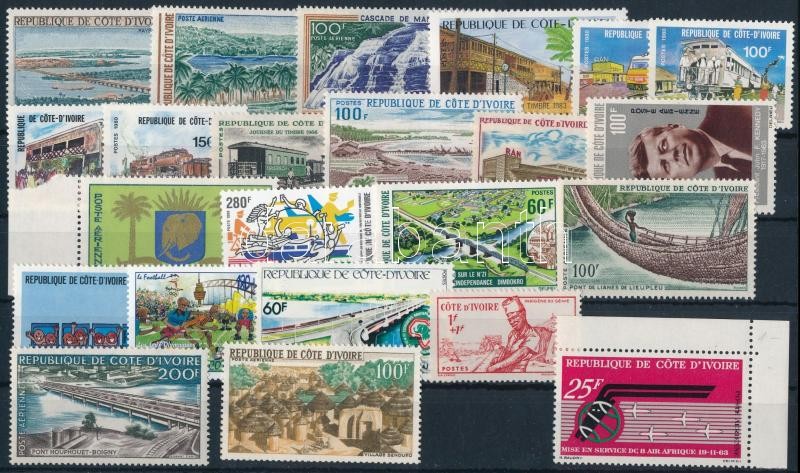 1963-1999 1 sor + 19 klf önálló érték, 1963-1999 1 set + 9 stamps
