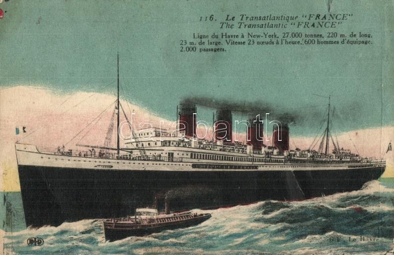 Le Transatlantique France, SS 'Franciaország' Óceánjáró