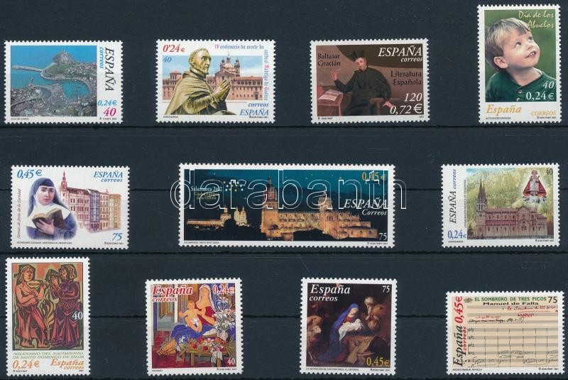 11 diff stamps, 11 klf bélyeg