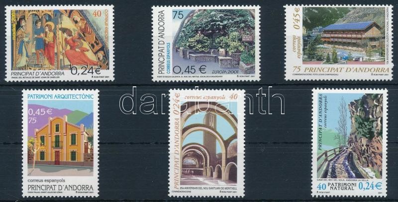 6 klf bélyeg, 6 diff stamps