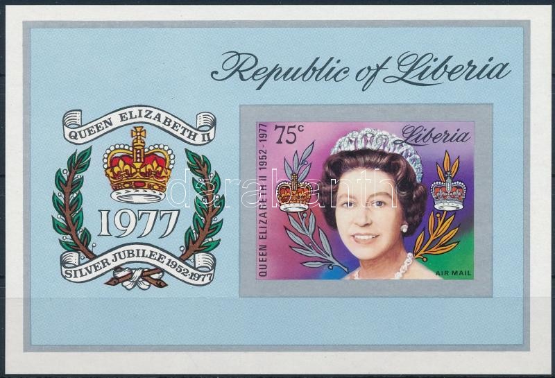 II. Erzsébet uralkodásának 25. évfordulója blokk, 25th anniversary of Elizabeth II.'s reign block