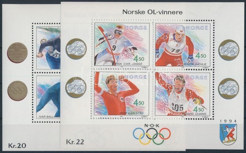 1990-1993 Olympics 2 diff block, 1990-1993 Olimpia 2 klf blokk