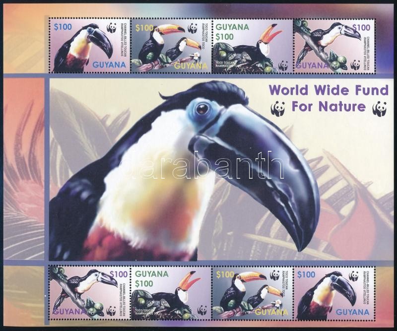 WWF Toco Toucan mini sheet, WWF: Óriástukán kisív