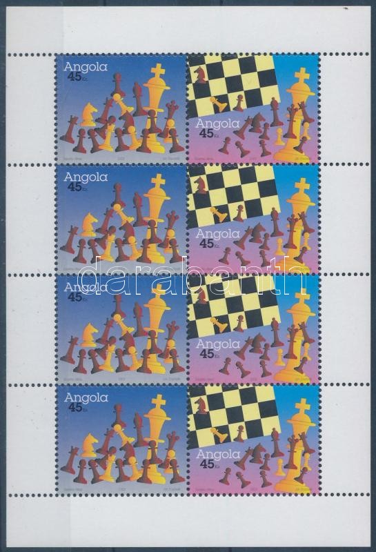 Chess mini sheet, Sakk kisív