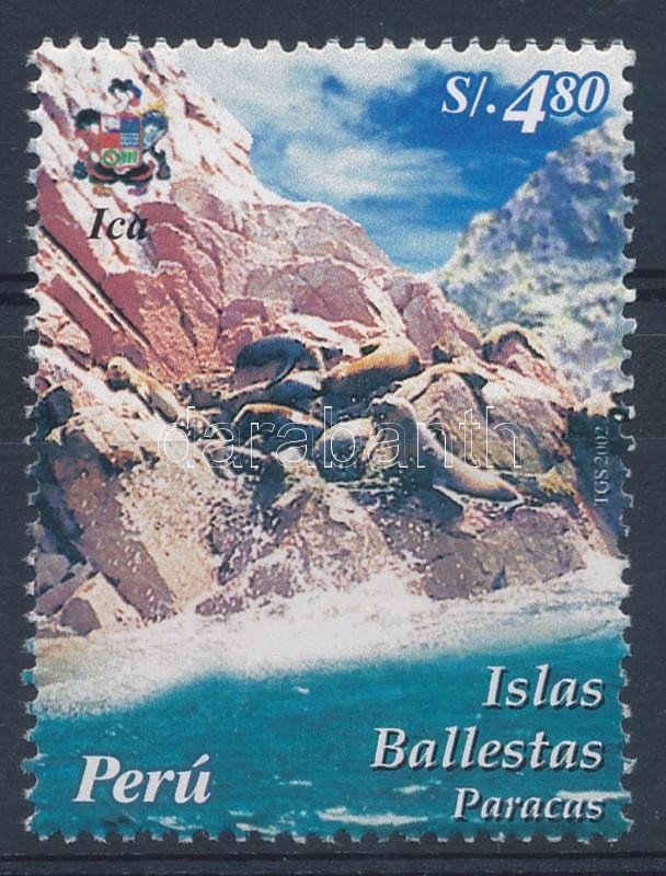 Ballestas Islands, seals, Ballestas szigetek, fókák