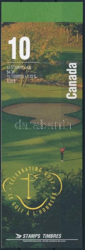 Golf club bélyegfüzet, Golf club stamp booklet