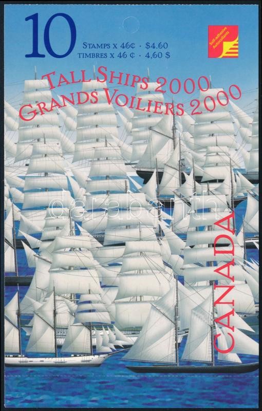 Halifax sailing competition self-adhesive stamp booklet, Halifax vitorlás verseny öntapadós bélyegfüzet