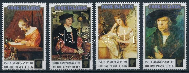 Nemzetközi bélyegkiállítás STAMP WORLD LONDON: Festmények sor, International stamp exhibiton set