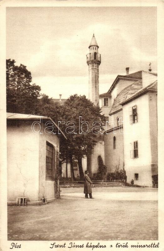 Pécs, Szent János kápolna, Török minaret
