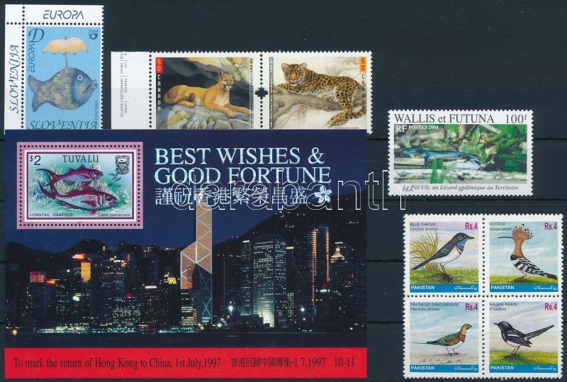 1997-2005 Állat motívum 2 sor + 1 blokk + 2 db önálló érték, 1997-2005 Animals 2 sets + 1 block + 2 stamps