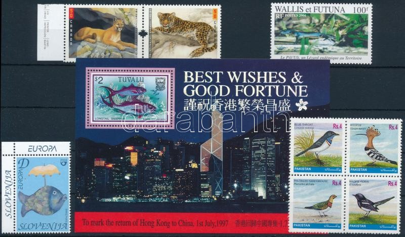 1997-2005 Animals 2 sets + 1 block + 2 stamps, 1997-2005 Állat motívum 2 sor + 1 blokk + 2 db önálló érték
