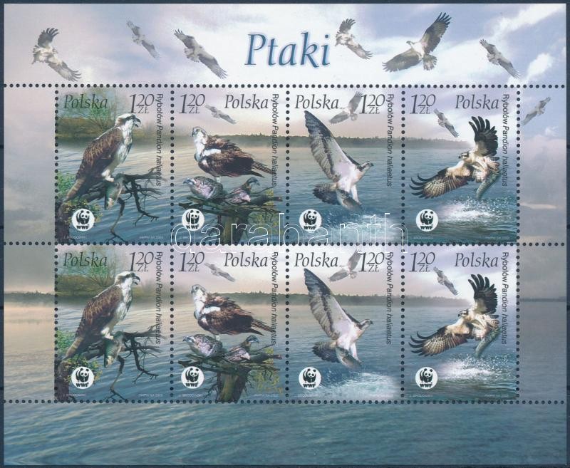 WWF Osprey mini sheet, WWF: Halászsasok kisív