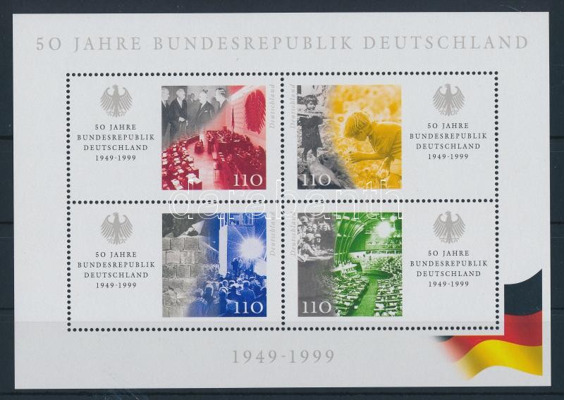 50 éves a Német Szövetségi Köztársaság blokk, Federal Republic of Germany block