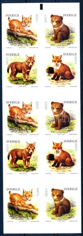 Állat kölykök bélyegfüzet, Animal puppies stamp-booklet