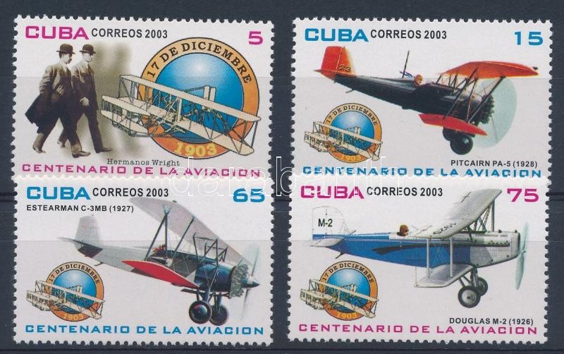 Centenary of the motorized flight set, 100 éves a motoros repülés sor