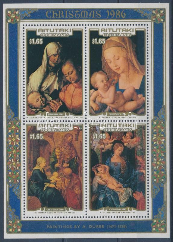 Dürer festmények; Karácsony blokk, Dürer paintings - Christmas block