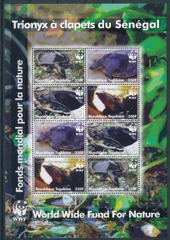 WWF Turtles mini sheet, WWF Teknősök kisív