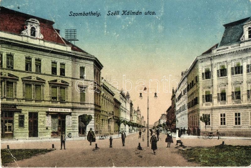 Szombathely, Széll Kálmán utca, Pető Ármin üzlete